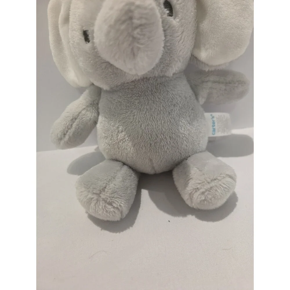 Carters Plush Gray Elephant Toy #68091 Grey Boy Girl Stuffed Animal 2021